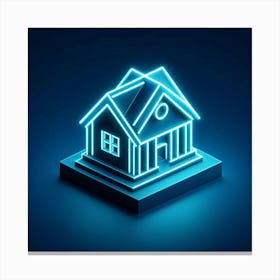 House Icon Stock Photos & Royalty-Free Images Canvas Print