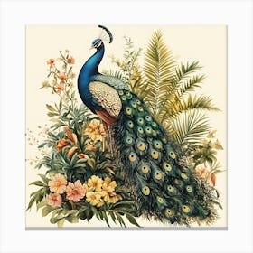 Peacock Canvas Print