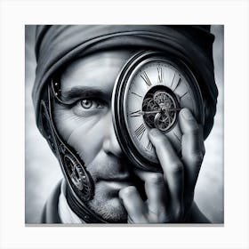 Clockwork Man Canvas Print