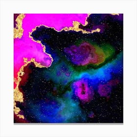 100 Nebulas in Space with Stars Abstract n.082 Canvas Print
