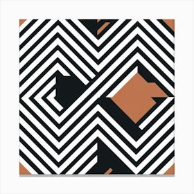 Abstract Geometric Pattern 53 Canvas Print