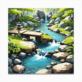 Asian Landscape Canvas Print