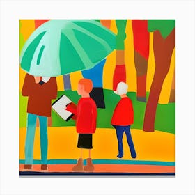 Day In The Park Canvas Print