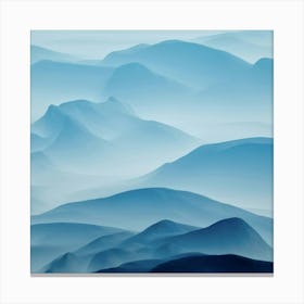 Abstract Mountains - Mountain Stock Videos & Royalty-Free Footage Canvas Print