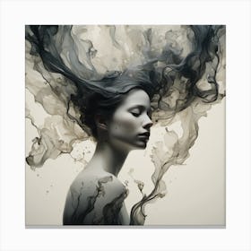 Abstract Painting woman Canvas Print