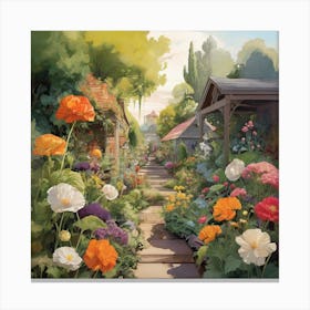 Garden Path 23 Canvas Print
