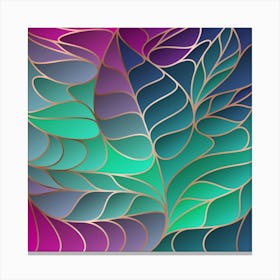 Art Nouveau Pattern 07 Canvas Print