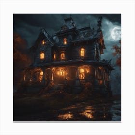 Haunted Mansion Canvas Print