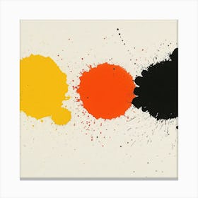 Splatters Canvas Print