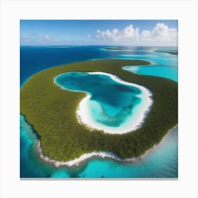 Island In The Bahamas Canvas Print