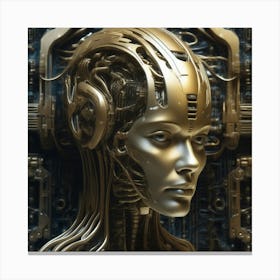 Futuristic Woman 69 Canvas Print