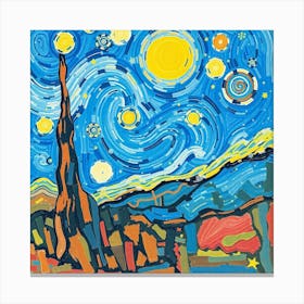 Starry Night 36 Canvas Print