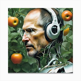 Apple Steve 12 Canvas Print