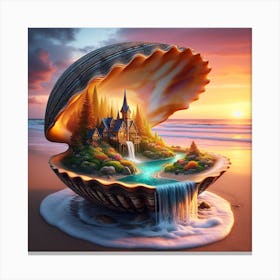 Castle In A Shell 1 Canvas Print