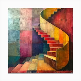 Stairway To Heaven 2 - city wall art, colorful wall art, home decor, minimal art, modern wall art, wall art, wall decoration, wall print colourful wall art, decor wall art, digital art, digital art download, interior wall art, downloadable art, eclectic wall, fantasy wall art, home decoration, home decor wall, printable art, printable wall art, wall art prints, artistic expression, contemporary, modern art print, Canvas Print