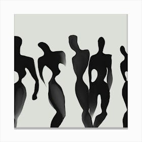 Silhouettes - Silhouette Stock Videos & Royalty-Free Footage Canvas Print