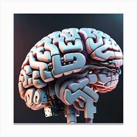 Brain Of A Robot 4 Canvas Print