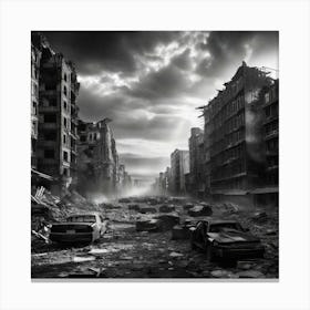 Apocalypse City 2 Canvas Print