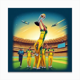 Australian Cricket Team 1 Canvas Print