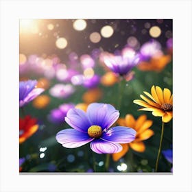 Colorful Flowers 20 Canvas Print