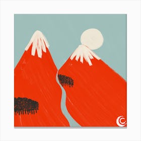 Mountain (Contrasti Pt 1) Canvas Print
