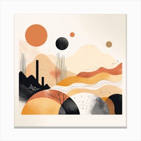 Abstract Landscape Painting 2 Canvas Print
