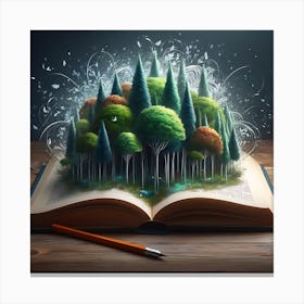 Book Art Canvas Print