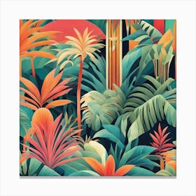 Tropical Jungle 6 Canvas Print