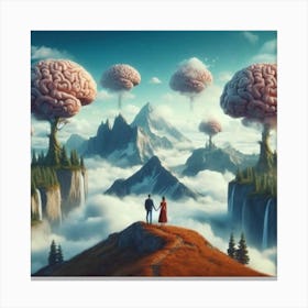 Share with her the idea of ​​sustaining love 3 Canvas Print