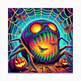 Halloween Spider Canvas Print