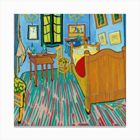 The Bedroom, Vincent Van Gogh Art Print Canvas Print