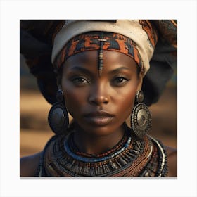 African Beauty 2 Canvas Print