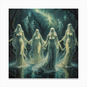 Ghosts Of The Forest Canvas Print