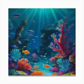 Coral Reef 8 Canvas Print