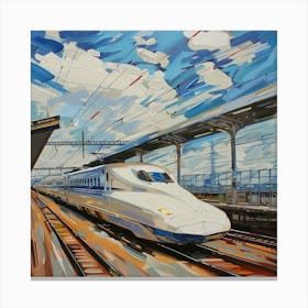 Bullet Train 1 Canvas Print