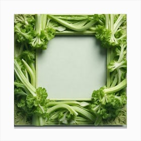 Frame Of Celery 1 Canvas Print