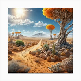 Desert Landscape 30 Canvas Print