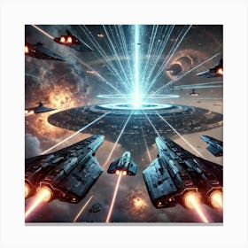 Celestial Purifiers Empyrean Beam Canvas Print