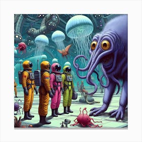 Octopus 1 Canvas Print