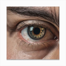 Eye Of A Man Canvas Print