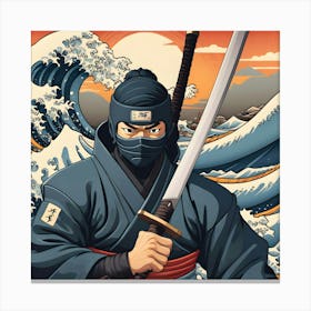 Ninja 4 Canvas Print