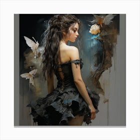 Gothic Beauty Canvas Print