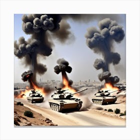 Iraq War 2 Canvas Print