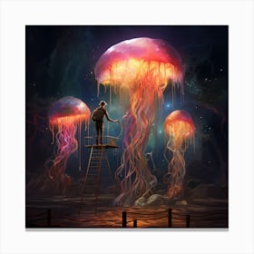 Jellyfish 9 Canvas Print