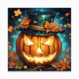 Halloween Pumpkin Canvas Print