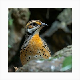 Rufous-Tailed Robin 1 Canvas Print