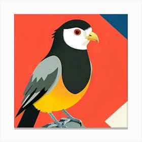 Bird On A Rock Canvas Print