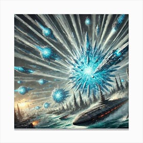 Crystal Lancers Shard Cascade Canvas Print