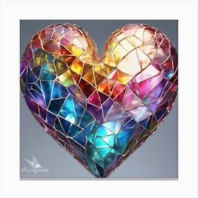 Heart Of Glass Canvas Print