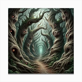 Dark Forest Canvas Print